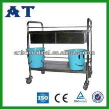 ISO CE Krankenhaus Instrument Trolley mit 2 Regalen